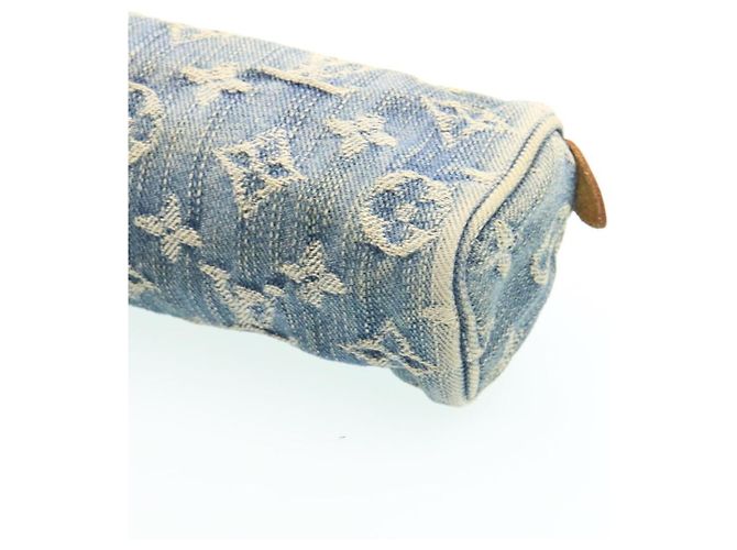 LOUIS VUITTON Monogram Denim Trousse Speedy Pochette Bleu M95082 LV Auth yk3442 - vue 7