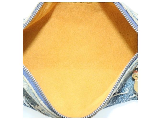 LOUIS VUITTON Monogram Denim Trousse Speedy Pochette Bleu M95082 LV Auth yk3442 - vue 9