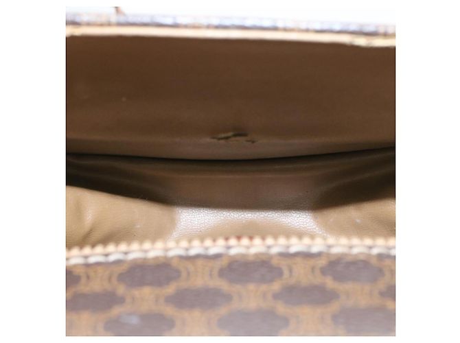 Céline CELINE Borsa a tracolla in tela macadam a tracolla marrone Auth 27188 - vista 10