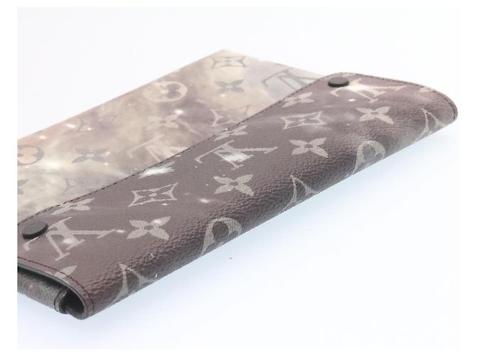 LOUIS VUITTON Astuccio triplo Galaxy Monogram grigio M44177 LV Aut 26554 - vista 13