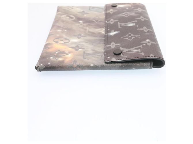 LOUIS VUITTON Astuccio triplo Galaxy Monogram grigio M44177 LV Aut 26554 - vista 14
