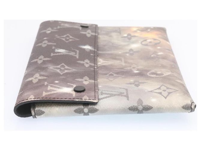 LOUIS VUITTON Astuccio triplo Galaxy Monogram grigio M44177 LV Aut 26554 - vista 15
