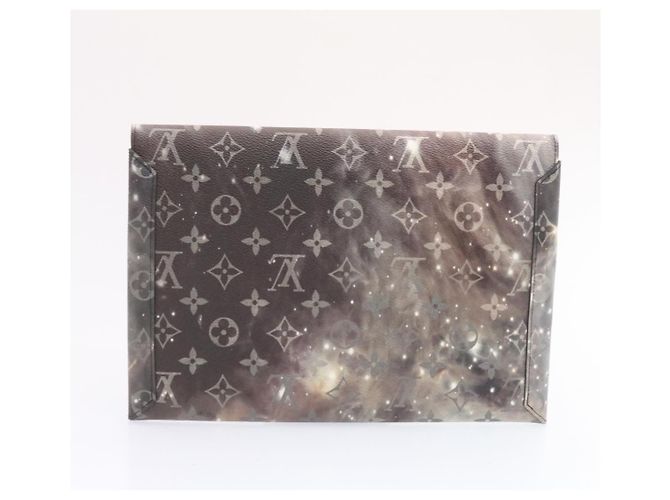 LOUIS VUITTON Astuccio triplo Galaxy Monogram grigio M44177 LV Aut 26554 - vista 3