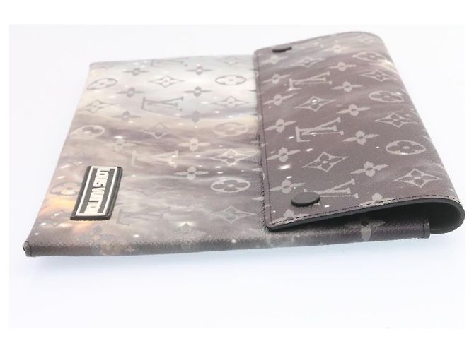 LOUIS VUITTON Astuccio triplo Galaxy Monogram grigio M44177 LV Aut 26554 - vista 5