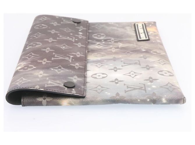 LOUIS VUITTON Astuccio triplo Galaxy Monogram grigio M44177 LV Aut 26554 - vista 6