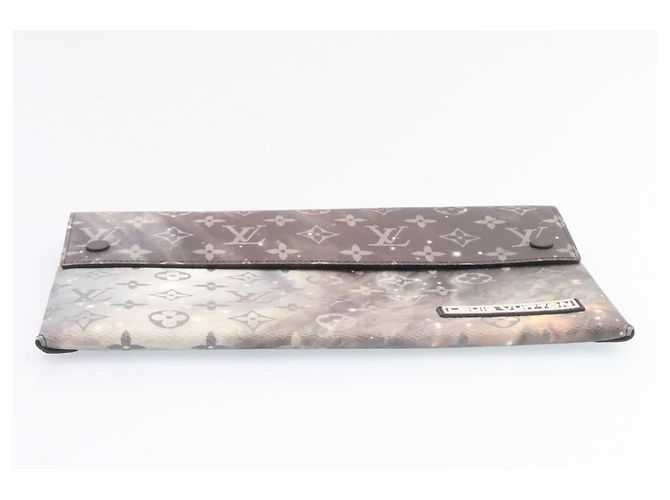 LOUIS VUITTON Astuccio triplo Galaxy Monogram grigio M44177 LV Aut 26554 - vista 7
