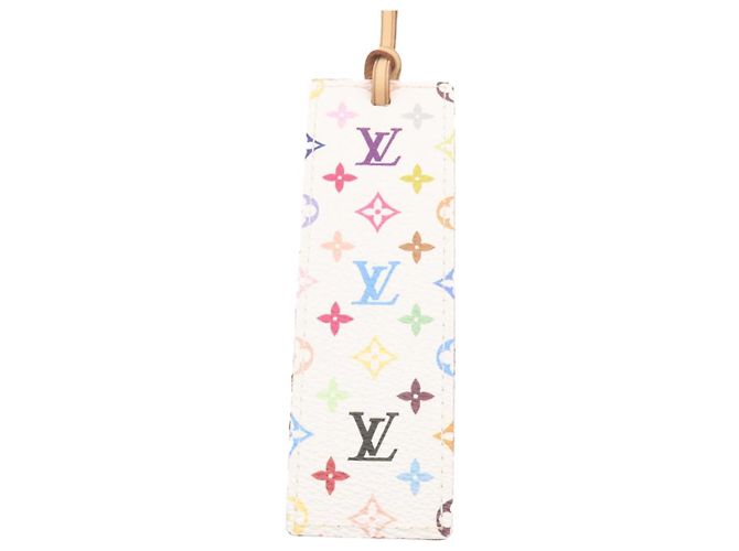 LOUIS VUITTON Monogram Multicolor Bookmark White M99196 LV Auth 28190 - view 2