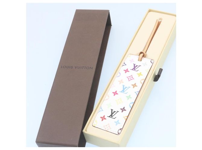 LOUIS VUITTON Monogram Multicolor Bookmark White M99196 LV Auth 28190 - view 7