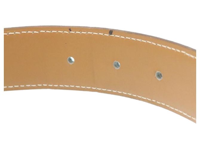 Hermès HERMES Gürtel Leder Hellblau Auth ar5803 - Ansicht 7