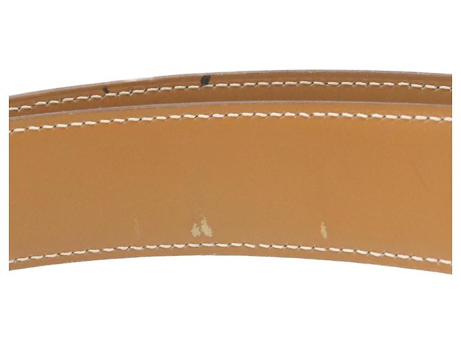 Hermès HERMES Gürtel Leder Hellblau Auth ar5803 - Ansicht 8