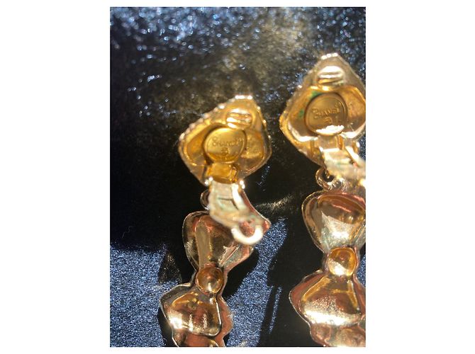 Orecchini a clip Chanel dorati in metallo D'oro - vista 3