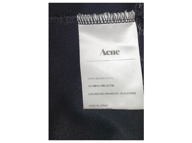 Acne Kleid Schwarz - Ansicht 9