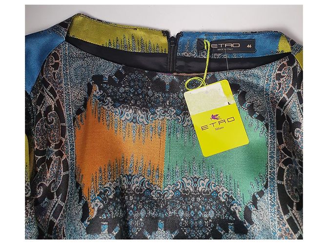 Abito Etro in seta e lana Multicolore - vista 5