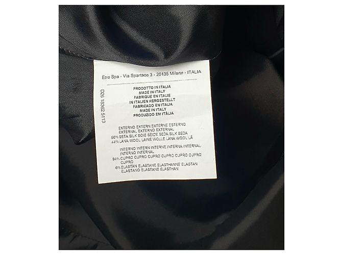 Abito Etro in seta e lana Multicolore - vista 6
