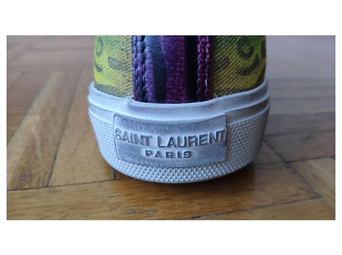 SNEAKER YVES SAINT LAURENT AUS CANVAS MIT GLITZERDRUCK Mehrfarben - Ansicht 3