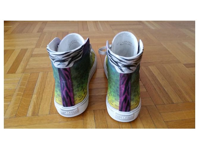 SNEAKER YVES SAINT LAURENT AUS CANVAS MIT GLITZERDRUCK Mehrfarben - Ansicht 5