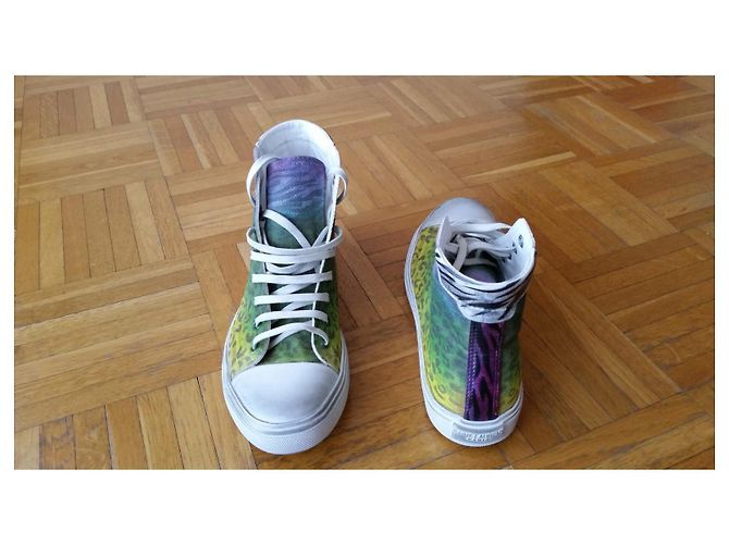 SNEAKER YVES SAINT LAURENT AUS CANVAS MIT GLITZERDRUCK Mehrfarben - Ansicht 7