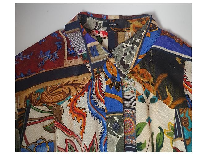 Blusa Riani de Viscose Multicor - vista 7