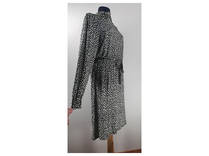 Autre Marque Kleid Fabienne Chapot Schwarz Weiß - Ansicht 3
