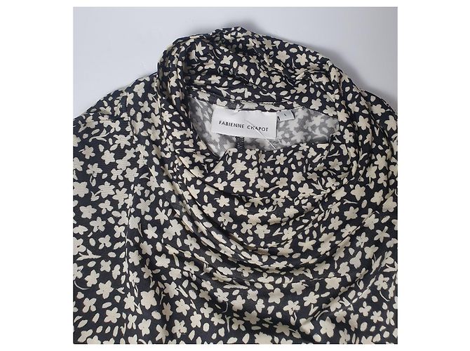 Autre Marque Kleid Fabienne Chapot Schwarz Weiß - Ansicht 5