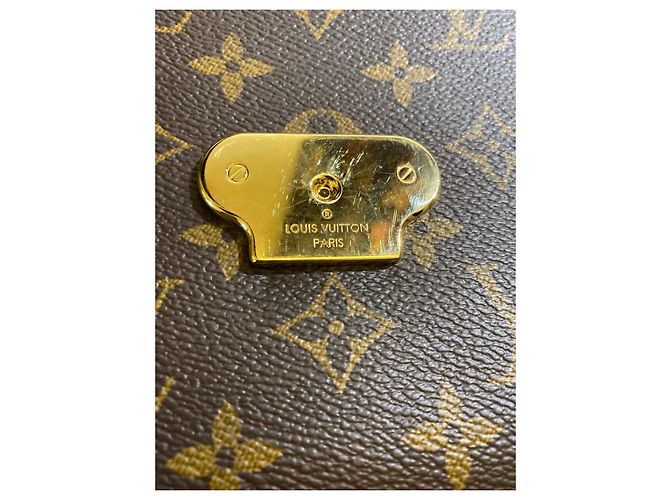 Saint Jacques Bolso Louis Vuitton Saint Placide de piel negra Negro - vista 7