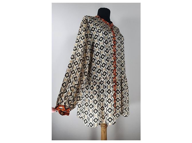 Karen B Y Simonsen Karen By Simonsen Tunika Oberteil Viscose Metallic - Ansicht 3