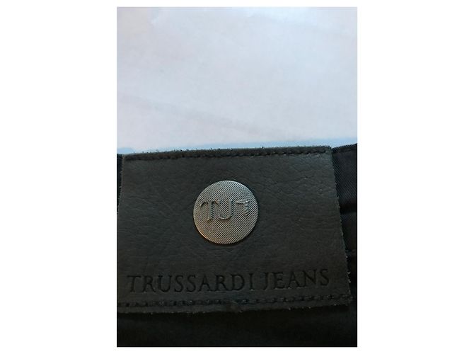 Jeans Trussardi dritti Nero - vista 4