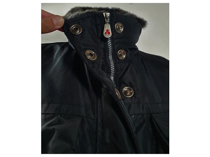 Peuterey Jacket Black Rabbit Fur Polyamide - view 5