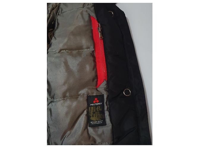 Peuterey Jacket Black Rabbit Fur Polyamide - Ansicht 9