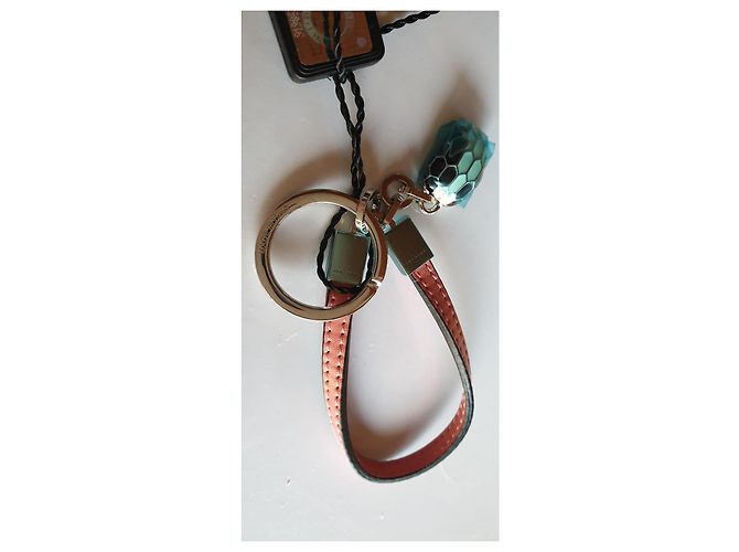 Portachiavi Bulgari in pelle e metallo Multicolore - vista 6