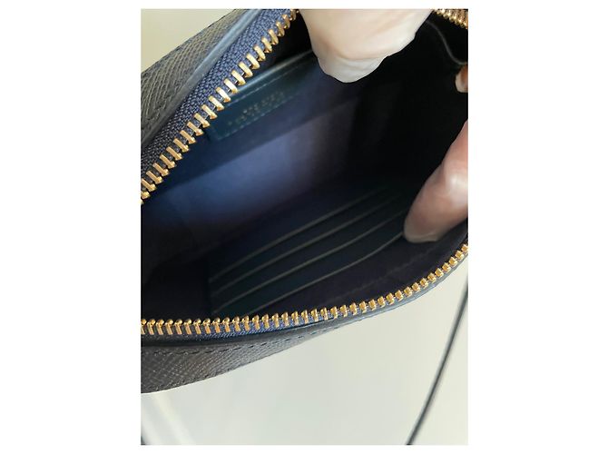 Smythson Sac photo au Panama Bleu Marine - vue 12
