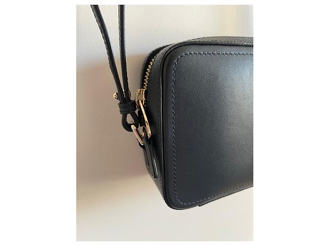 Smythson Sac photo au Panama Bleu Marine - vue 4