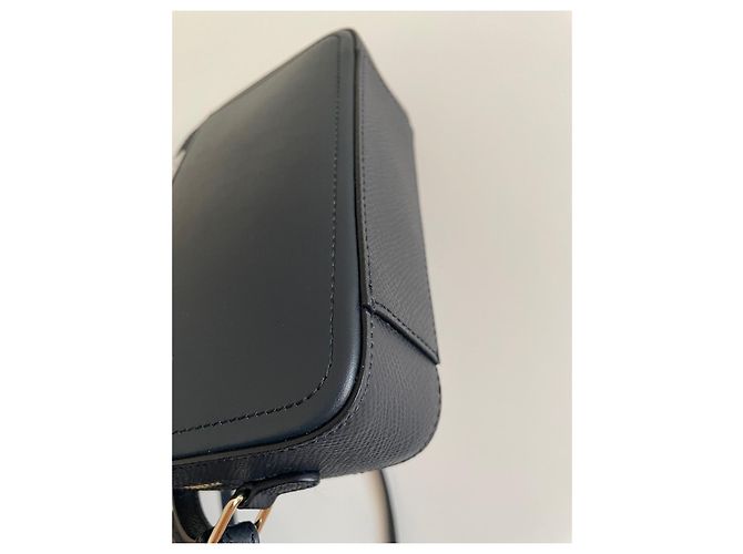 Smythson Sac photo au Panama Bleu Marine - vue 7