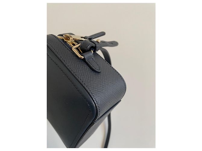 Smythson Sac photo au Panama Bleu Marine - vue 8