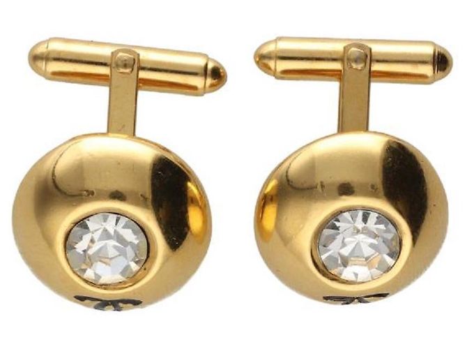 [Usato] Chanel / CHANEL Gemelli vintage Coco Mark strass oro Kabukiya D'oro - vista 2
