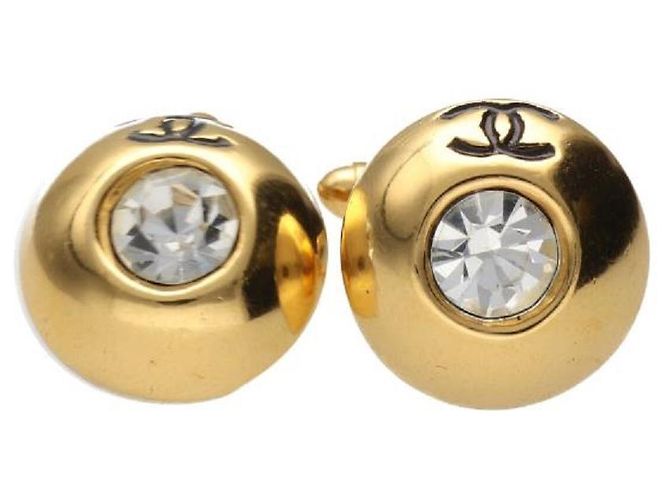 [Usato] Chanel / CHANEL Gemelli vintage Coco Mark strass oro Kabukiya D'oro - vista 7
