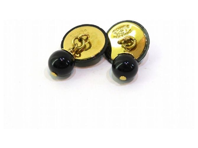 [Usato] Chanel CHANEL Gemelli Matasse Coco Mark 94 alla Nero D'oro - vista 2