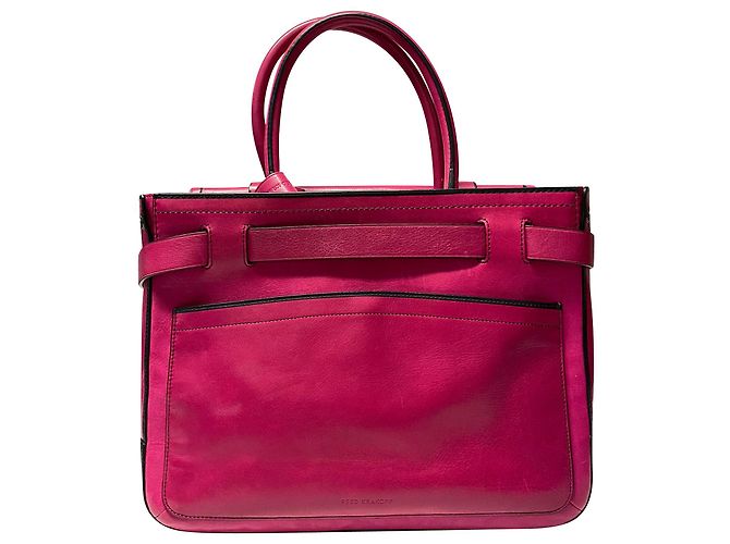 Borsa tote Boxer Reed Krakoff in pelle rosa - vista 2