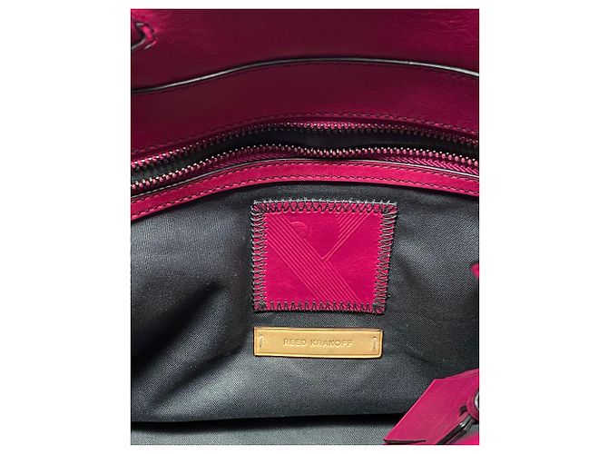 Borsa tote Boxer Reed Krakoff in pelle rosa - vista 7