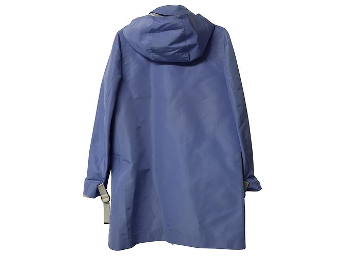 Abrigo con capucha Marni de poliéster azul - vista 4