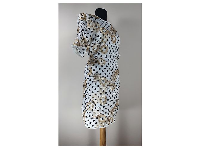 Maje Kleid Mehrfarbig Polyester Mehrfarben - Ansicht 3