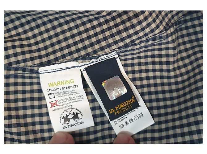 Autre Marque La Martina Top Shirt Baumwolle Elastan Mehrfarben - Ansicht 7