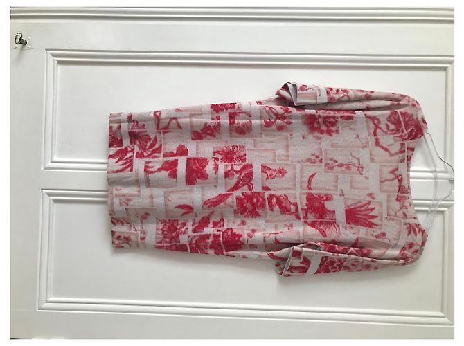 pull manches courtes John Galliano XS Rouge - vue 2