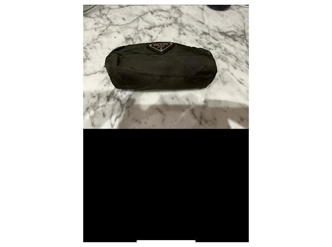 Pochette Prada Marrone in Tessuto - vista 2