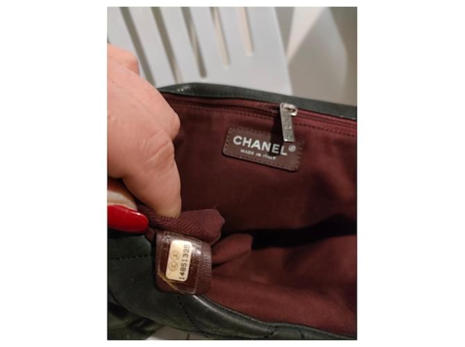 Borsa Chanel in pelle nera Nero - vista 3