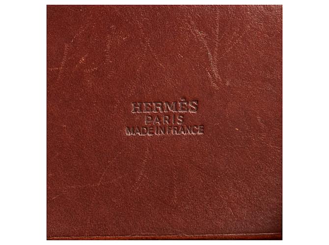 Hermès Hermes Brown Herbag Cabas MM Marrone Marrone scuro - vista 6