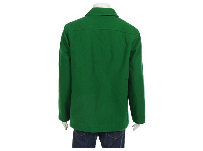 Soulland Wool Coat Green - view 2
