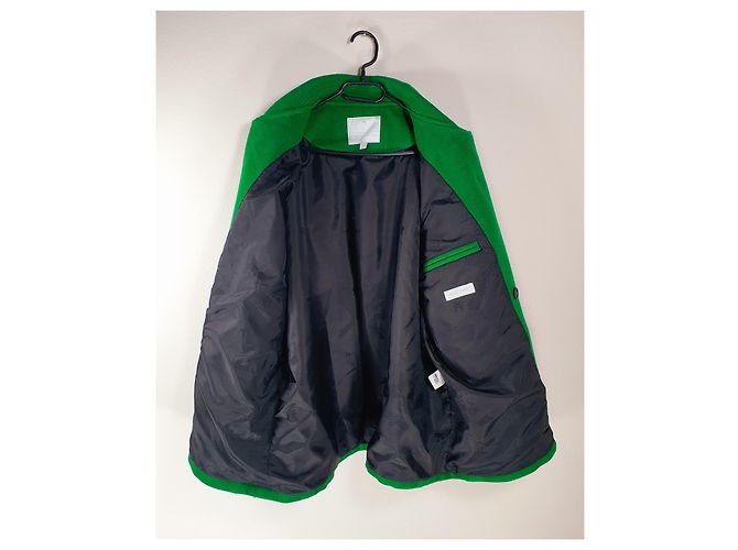 Soulland Wool Coat Green - view 6