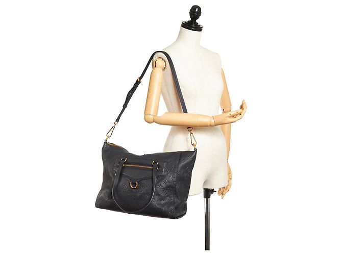 Louis Vuitton Nero Monogram Empreinte Lumineuse PM - vista 10