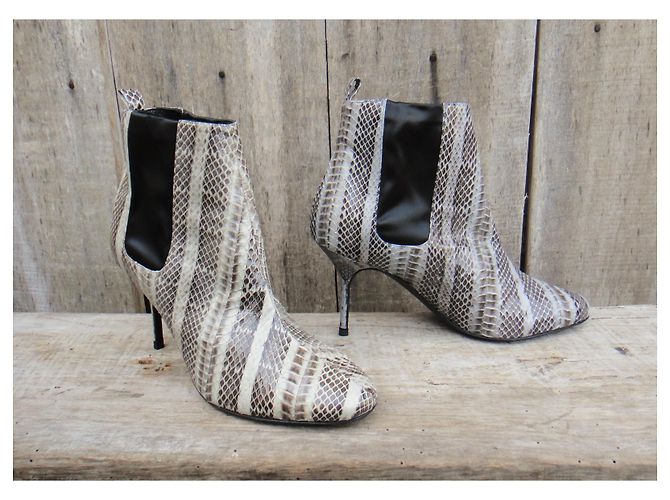 Pierre Hardy Piere Hardy botas en serpiente de agua nueva condición p 36 Gris - vista 3